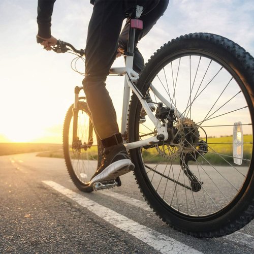 Gejoy Bicycle Pant Leg Straps - Adjustable Elastic Safety Bands for Cycling & Outdoor Sports | Black, 6 Pieces