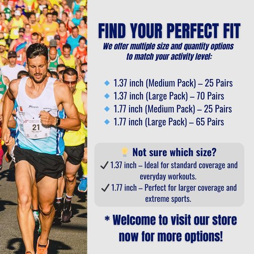 Middlevex Medium Pack Active PLUS Unisex Sport Nipple Cover - Anti-Chafing Disposable Sweatproof Men Women Sports Workouts (Plus, 65, Pairs) Beige