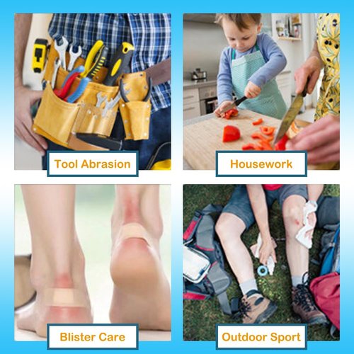 Adhesive Assorted Bandages by [Brand Name] - 210 Count Flexible, Waterproof & Hypoallergenic for Sensitive Skin