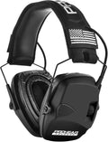 ProHear Electronic Ear Protection - Gel Pads & 4X Sound Amplification | NRR 23dB Noise Reduction Muffs for Shooting, Black