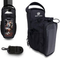 Magnetic Gym Bag for Men and Women | Touchscreen Pocket, Small Gym Bag with Water Bottle Holder, Magnetic Sling Pouches, 5X Strong Magnets, Crossbody Strap, Organizer for workout Accessories