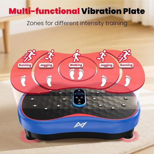 AXV Vibration Plate - Full Body Shaker Exercise Machine for Weight Loss | Fitness Platform for Men & Women