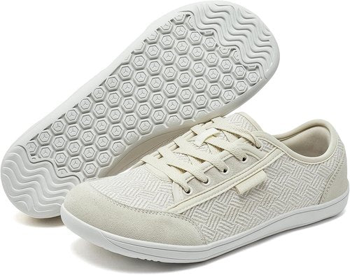 HOBIBEAR Barefoot Walking Sneakers - Zero Drop Sole & Wide Toe Box for Comfort and Support