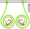 OCEANBROAD Kayak Paddle Leash - Stretchable Bungee Strap Lanyard for SUP & Canoeing | 5-7 Feet, Lawn Green