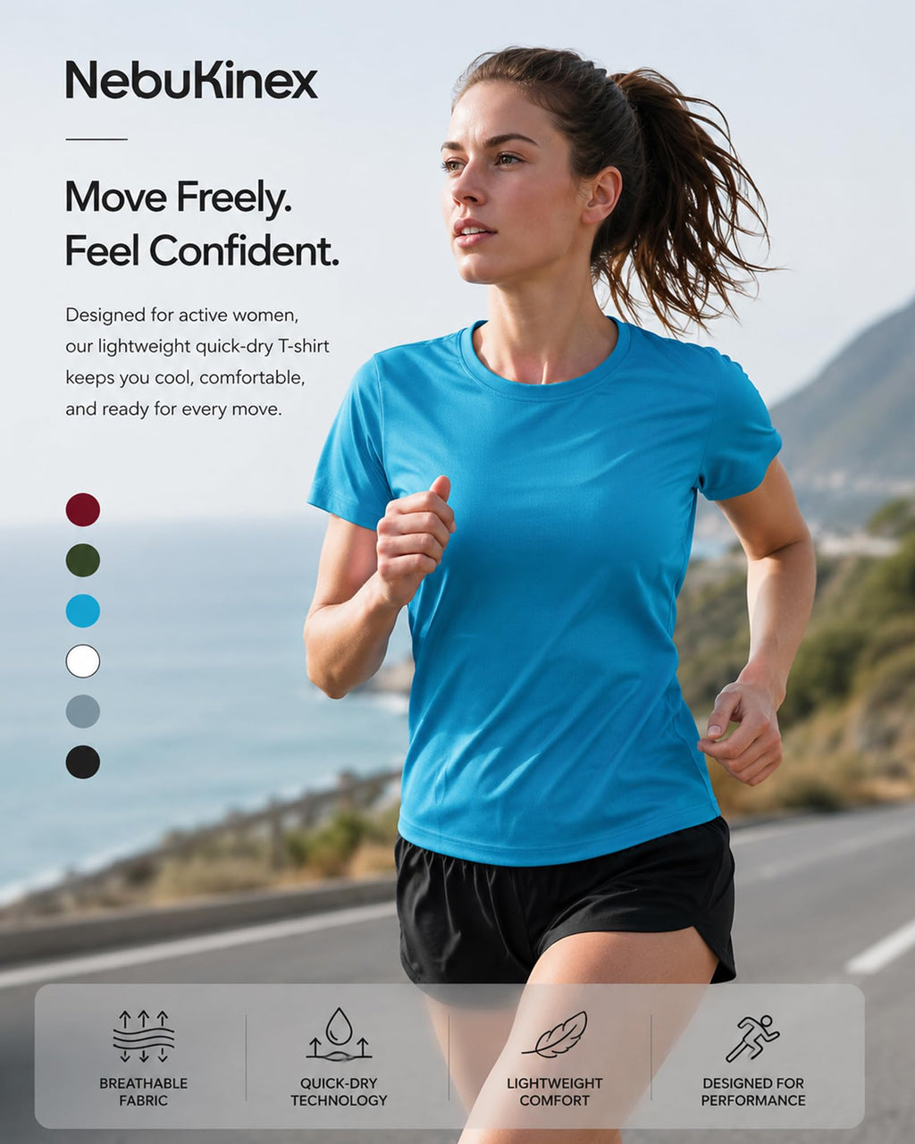 6 Pack Workout Tops for Women Short Sleeve UPF Sun Protection Athletic T Shirts Quick Dry Tennis Yoga Running Crew Neck Tee SetA XL