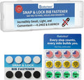 20PCS Racing Bib Clips - Running Bib Clips & Runner Number Holder - Secure Bib Holder for Runners Replacement for Bib Pins & Running Bib Magnets - Snap Lock Fasteners for Marathons