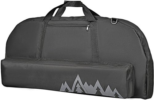 Archery Compound Bow Case - Lightweight Soft Bow Bag with Arrow Quiver & Adjustable Straps for Adults