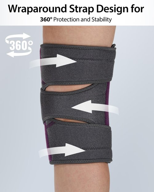 ABYON Knee Brace - Adjustable Support for Meniscus Tear & ACL Injuries | 360° Stabilizers for Pain Relief