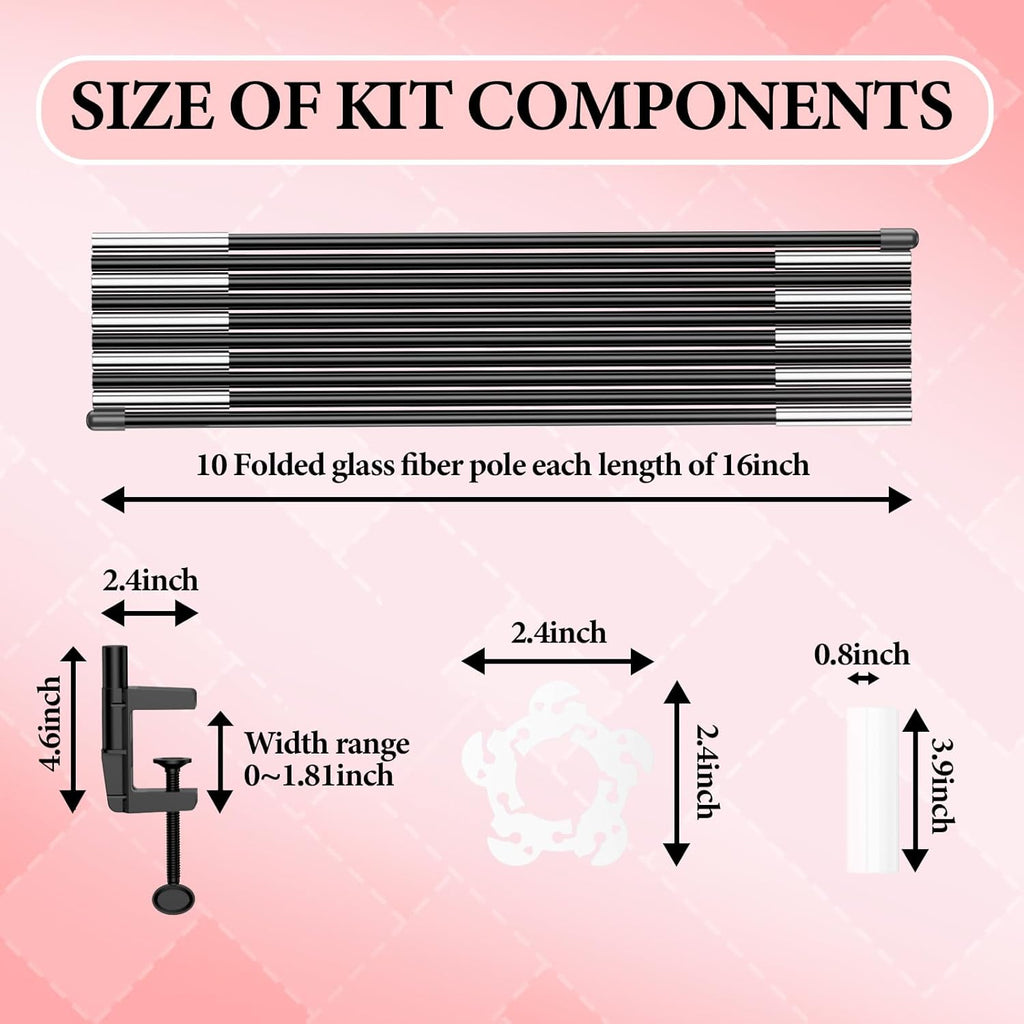 Skiennix Table Balloon Arch Kit - 13FT Adjustable Stand for Wedding, Baby Shower & Birthday Decor