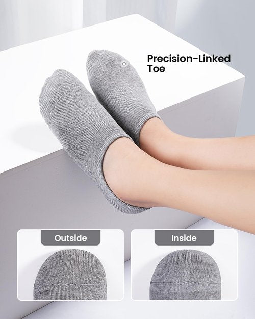 IDEGG No Show Socks - Low Cut Anti-Slip Athletic Liner Socks for Men & Women | Invisible Comfort