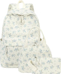 BTOOP School Backpacks for Teen Girls - Lightweight Bookbag Set with Lunch Box & Pencil Case