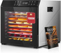 FOHERE Food Dehydrator - 1000W with 10 Trays & 9.04ft² Drying Space | Digital Timer & Temperature Control