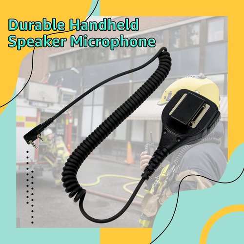 Retevis RT85 RB26 Walkie Talkie Speaker Mic,Shoulder Speaker Microphone,Compatible with Retevis RT22 RT68 RT21 H-777 RT86 RT27 RT15 RB89 BAOFENG UV-5R 5RM Kenwood Samcom,with 3.5mm Audio Jack(1 Pack)*