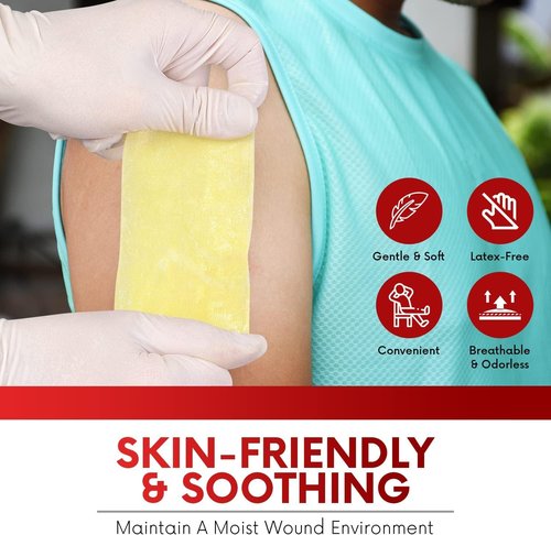 HEALQU Medical Xeroform Petrolatum Dressing 2x2-25 Count - Non-Adherent Gauze Pad for Low Exudating Wounds - Soft Mesh Gauze Patch Sterile for Wound Care Lacerations, Burns & Skin Grafts