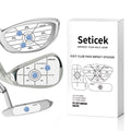 Seticek Left Hand Golf Impact Tape 150 Pc ｜Self-Teaching Sweet Spot and Consistency Analysis ｜ Improve Golf Swing Accuracy and Distance