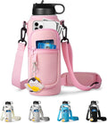 Hydroflask Water Bottle Holder - Convenient Sling Bag with Phone Pocket for 32oz & 40oz | Ideal for Hiking & Travel