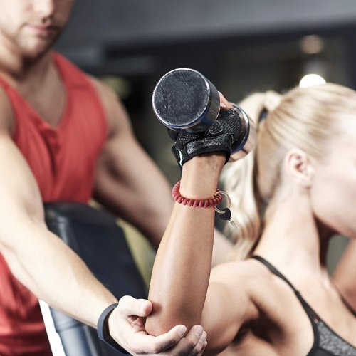 LGEGE Stretchable Wristband Keychain - Flexible Spiral Wrist Coil for ID Badges & Outdoor Sports