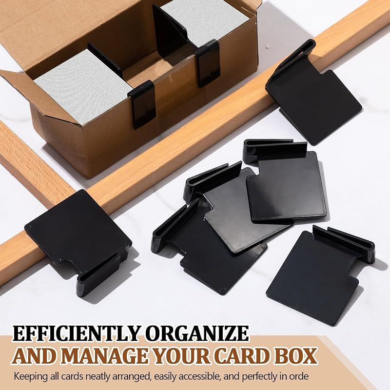 10 Pcs Black Card Box Dividers, Max Opening Width 4mm – Variation: Black+10+Max Opening Width:4mm