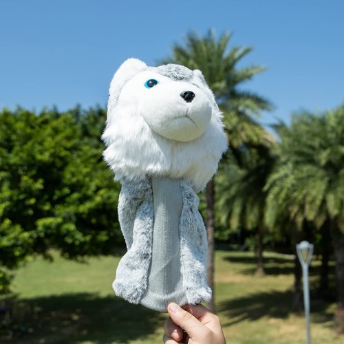 Golf Club Covers - 1pc Lovely Animal Golf Headcover for Drivers - 1 Wood Cover Golf Driver HeadCover fits for Callaway Epic, Taylormade M2 M6, Titleist D2 D3 917 Ping, Winter Driver Head Covers (NO.1)