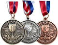 Medals for Awards 1st 2nd 3rd Place Medals Olympic Medals for Adults Sports Party Soccer Basketball Competition Winner First Second Third Place Trophy Participation Gift Gold Silver Bronze