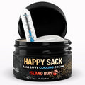 Derm Dude Happy Sack Ball Deodorant - Anti-Chafing Comfort Cream for Men | Aluminum-Free, Island Rum Scent, 2oz