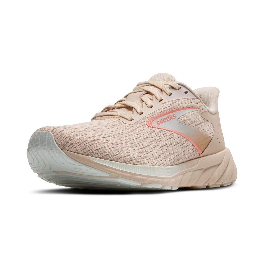 Brooks Women’s Anthem 7 Neutral Running Shoe - Almond/Grey/Desert Flower - 9 Medium