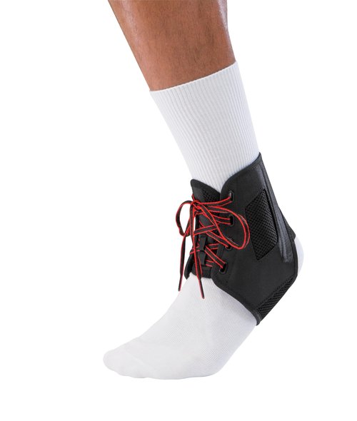 MUELLER Sports Medicine AFT3 Ankle Brace, Ankle Pain Relief Support for Men and Women, Ideal for Sprains, Strains, Arthritis, Black, Medium