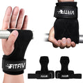 Skiennix Weight Lifting Wrist Straps - Double Leather Neoprene Padded Wraps for Men & Women (Pair)