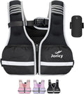Skiennix Weighted Vest - Adjustable 6lb to 30lb for Walking, Running & Strength Training | Reflective Strips