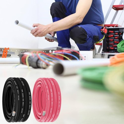 Marine Wire 4/0 AWG - Premium Marine Grade Tinned Copper Cable | 25FT Red & 25FT Black for Boats & RVs