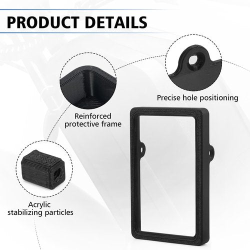 YIBEICO Shock Absorbent Protective Bumper Display Edge Guard for Ridstar Q20 E-Bike Display Screen, Accessory, Compatible with Ridstar Q20
