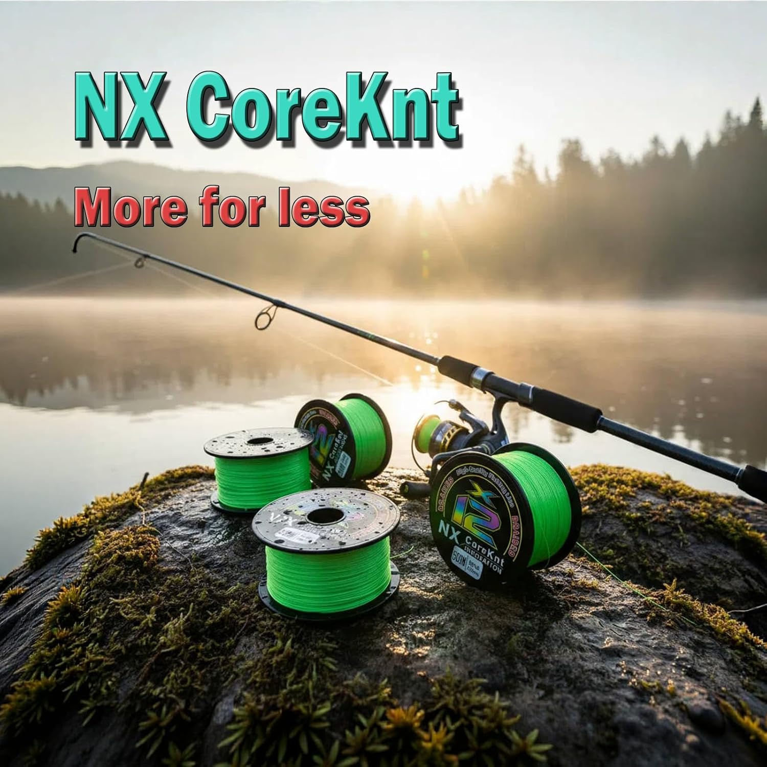 Pro Grade Braided Fishing Line by [Brand Name] - 12 Strands, Abrasion Resistant, Zero Stretch - Ideal for Saltwater & Freshwater
