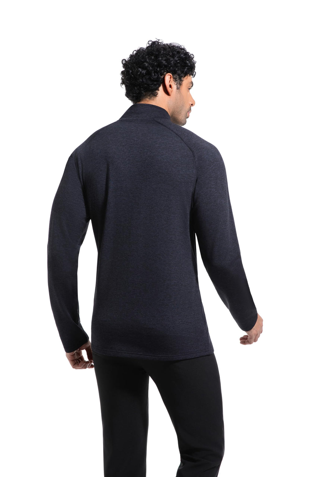 JUNMAO 1/4 Zip Pullover Sweatshirts Men Long Sleeve Golf Shirts Quarter Zip Pullover