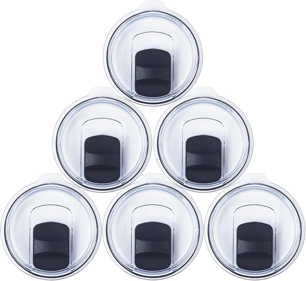 YETI Magnetic Slider Replacement Lids - 6 Pack Spill Proof Covers for 20 oz Tumblers & Mugs | BPA Free