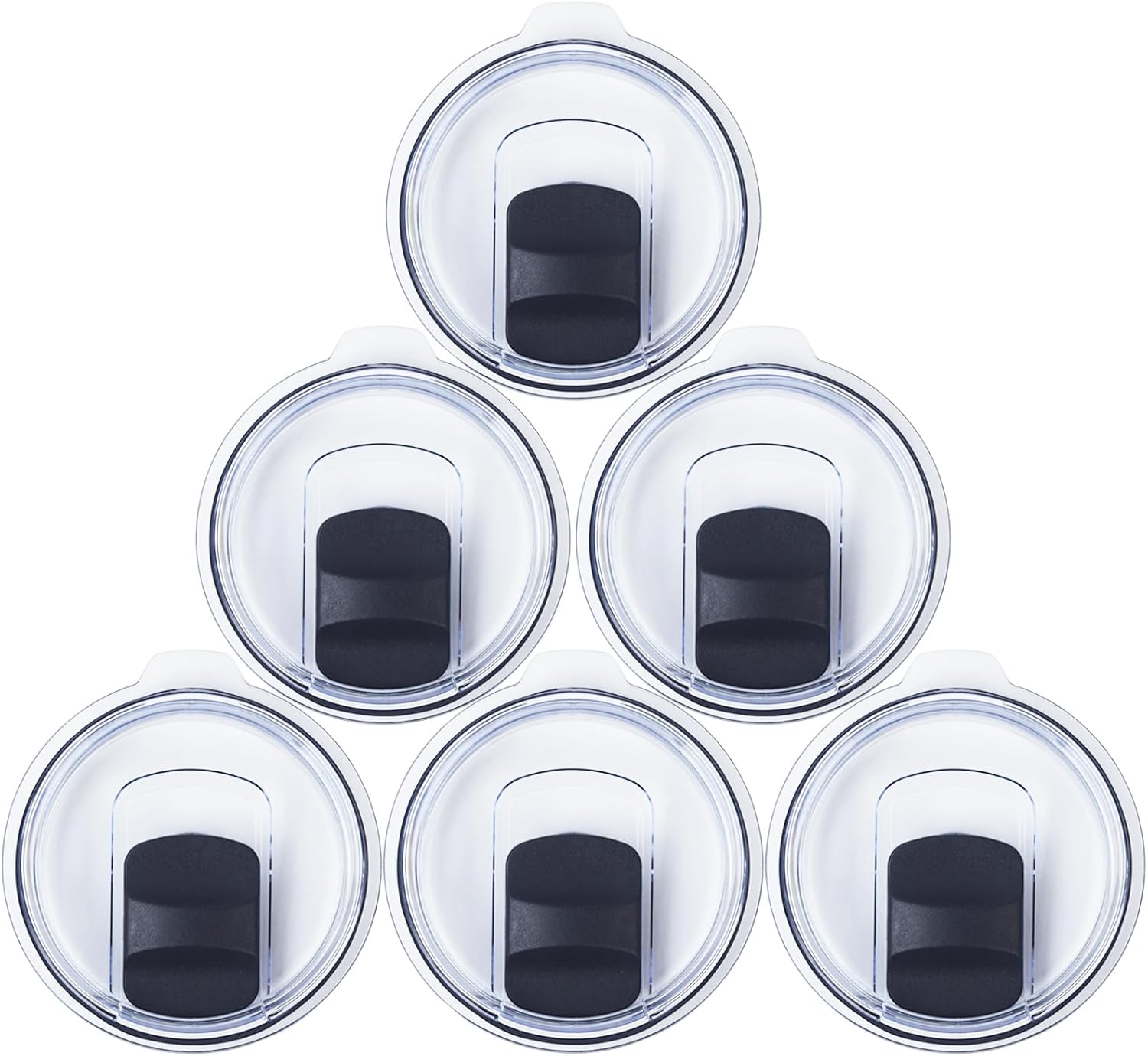 YETI Magnetic Slider Replacement Lids - 6 Pack Spill Proof Covers for 20 oz Tumblers & Mugs | BPA Free