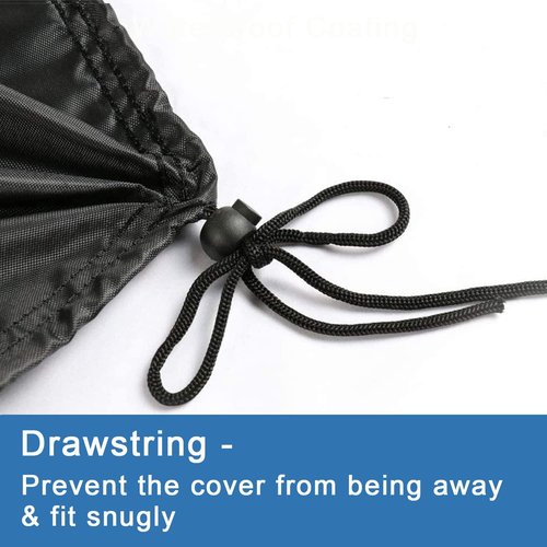 Rilime Treadmill Cover, Waterproof Outdoor Treadmill Covers with Drawstring, Upgrade Dust Proof Heavy Duty Non-Folding Running Machine Treadmill Covers for Indoor Outdoor