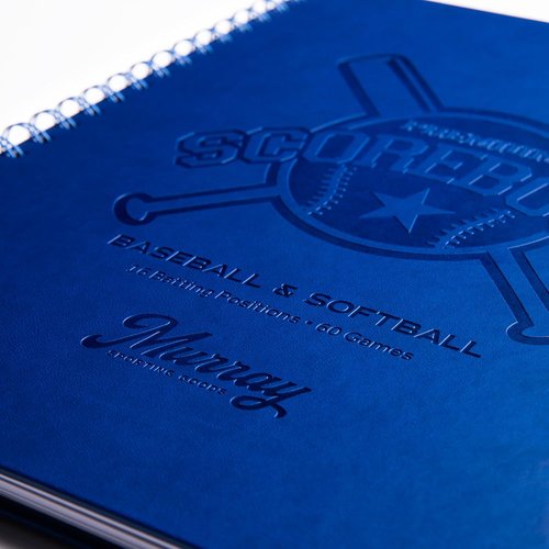 Murray Sporting Goods Premium Baseball Scorebook - 60 Games | Stats Tracker for Adult & Youth Softball