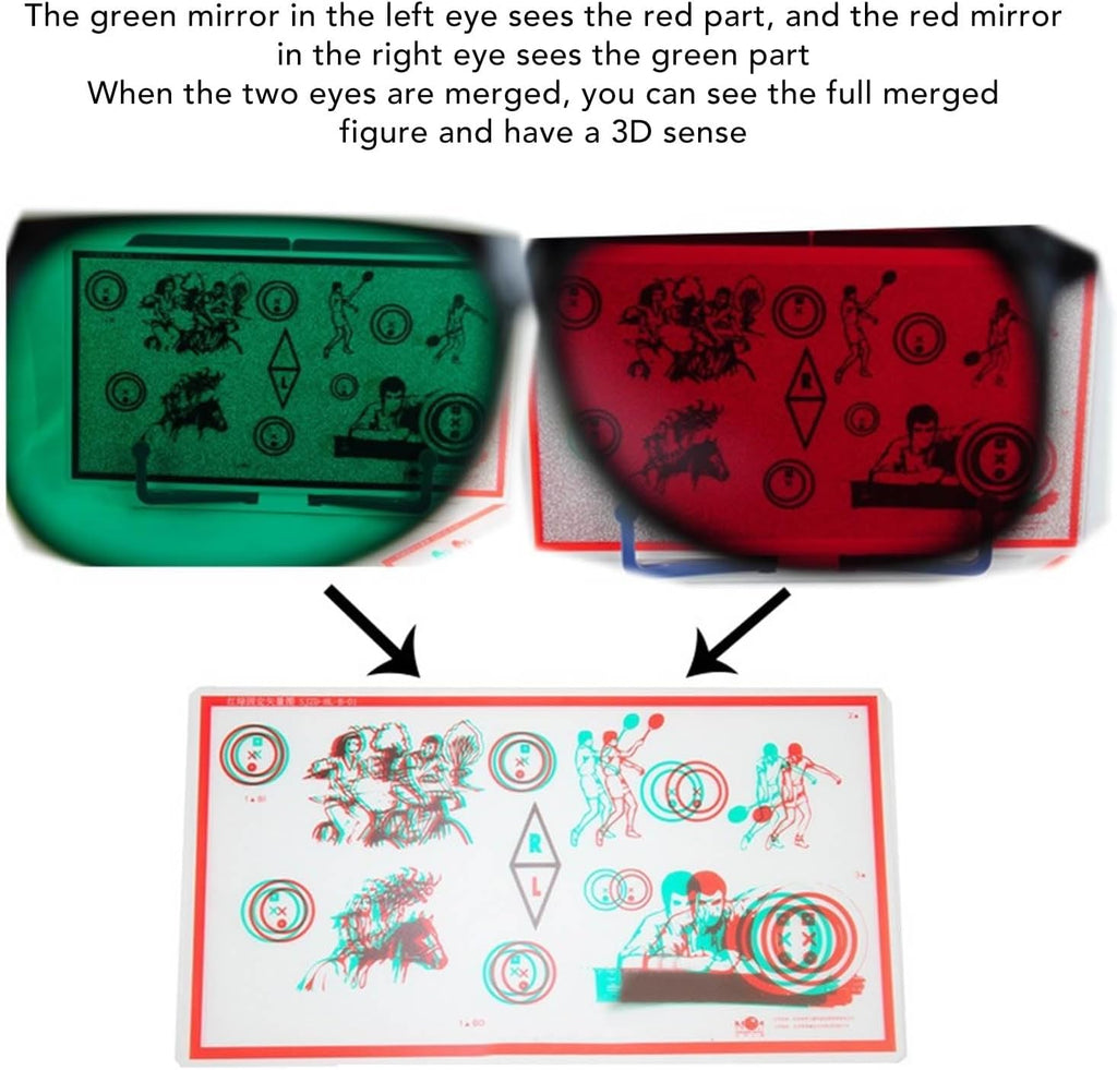 Vectogram | Red Green Fixed Eye Training for Convergence Insufficiency - Improve Stereopsis & Low Vision