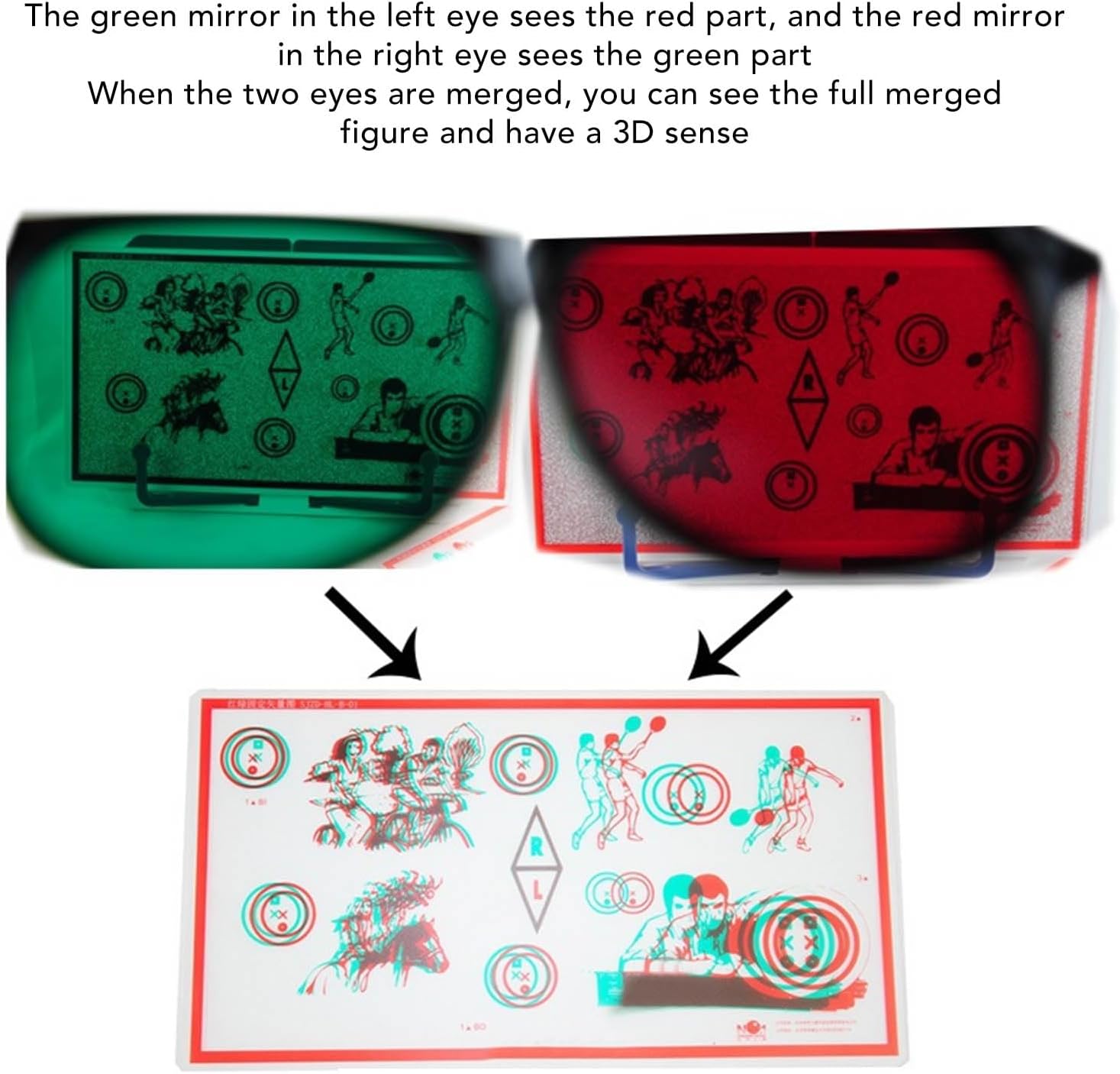 Vectogram | Red Green Fixed Eye Training for Convergence Insufficiency - Improve Stereopsis & Low Vision