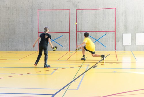 Street Racket 24 Player Racket Set - The Most Versatile, Fun and Easy Racket Game for in- and Outdoors - Free APP Included, Black/Yellow