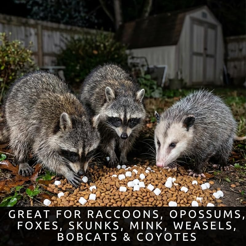 12 oz Predator Critter Bait - 4-Loot Blend for Raccoon, Coyote, Fox, Skunk & Opossum | 12 Ounce (Pack of 1)