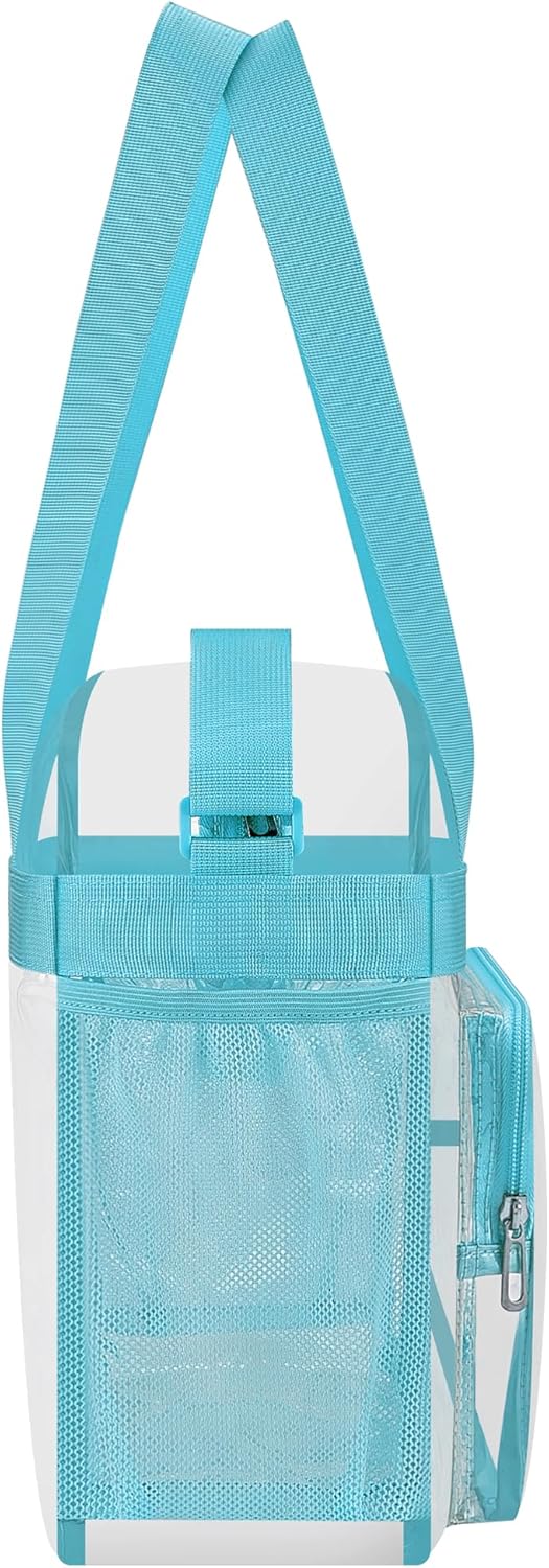 XCU Clear Stadium Bag - Approved 12x6x12 Clear Tote for Events, Work, Sports & Concerts
