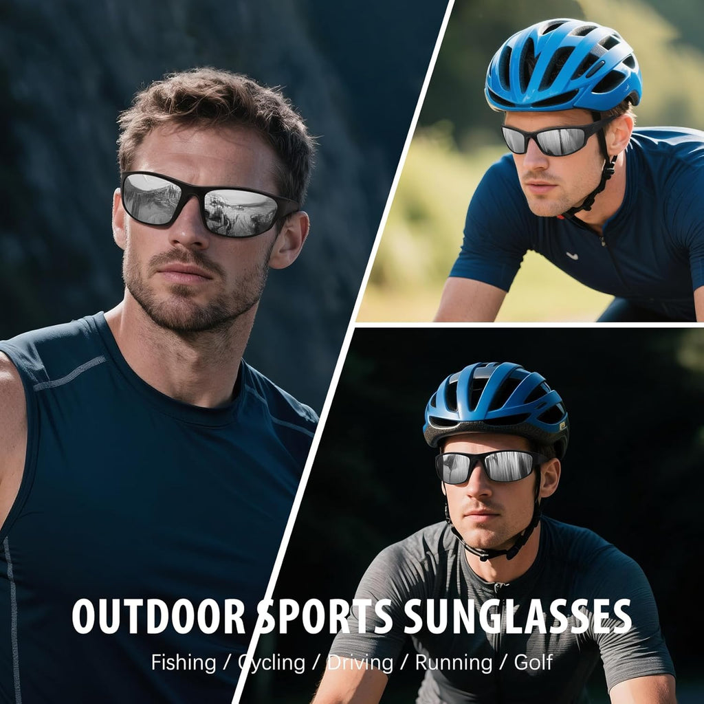 Skiennix Sports Polarized Sunglasses - UV Protection for Men & Women | Ideal for Fishing, Cycling, and Running