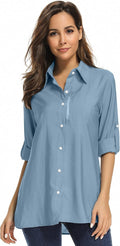 Skiennix Women's UPF 50 Long Sleeve Sun Protection Shirt - Quick Dry for Outdoor Activities