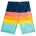 Kanu Surf Boys' Echo Quick Dry UPF 50+ Beach Swim Trunk - Variation Infinite Multi+10-12