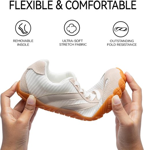 Barefoot Shoes | Women’s Casual Sneakers with Wide Toe Box - Lightweight, Breathable & Comfortable for Hiking & Walking