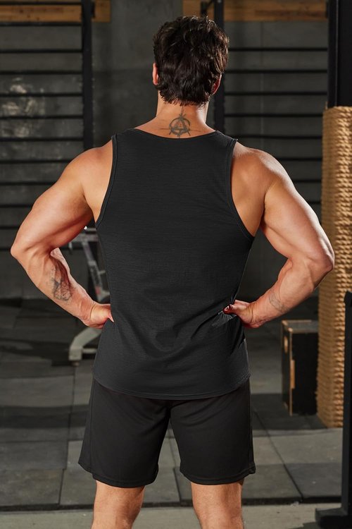 COOFANDY Men's Workout Tank Tops - Dry Fit Sleeveless Gym Shirts for Bodybuilding | 3-Pack