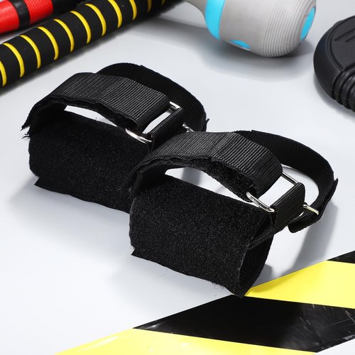 Mipcase Adjustable Ankle Weight Straps for Dumbbell Foot Attachment Heavy-Duty Tibialis Trainer Straps for Leg Workout Accessory Compatible with Gym and Home Fitness
