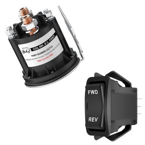 EZGO TXT 48 Volt Solenoid and Forward Reverse Rocker Switch