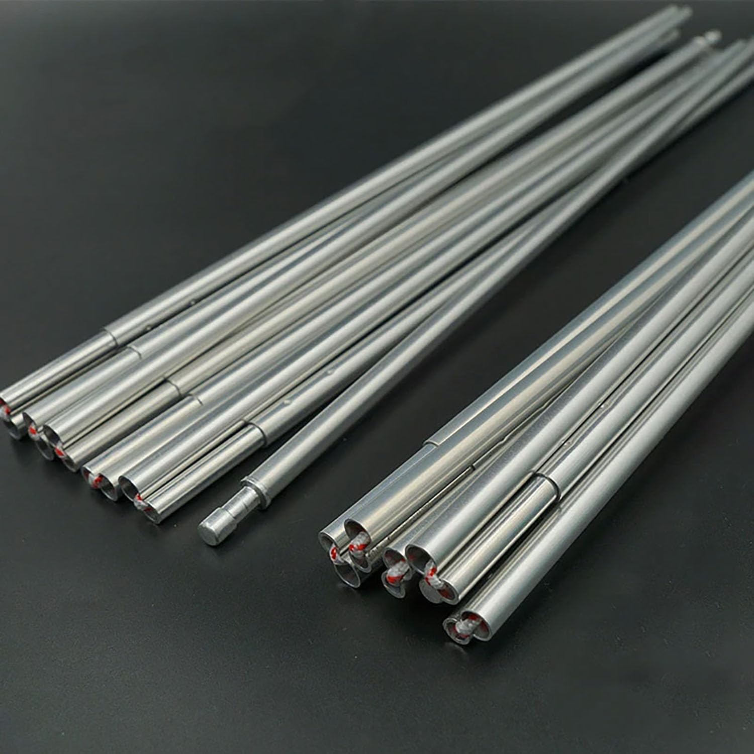 Replacement Tent Pole - 11.8 ft to 14.5 ft Aluminum Rod for Outdoor Camping | Collapsible Frame Repair